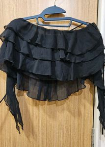 Tiered Ruffle Halter Top