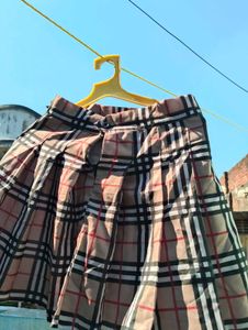 Plaid Mini Skirt