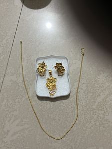 Vintage Gold Plated Set