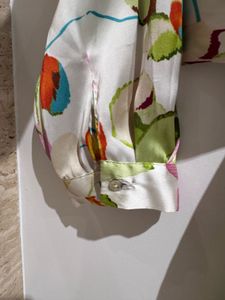 Zara Floral Print Button-Down Shirt
