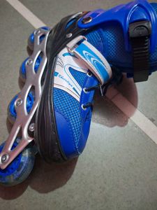Blue Roller Skates