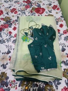 Elegant Saree & Blouse Set