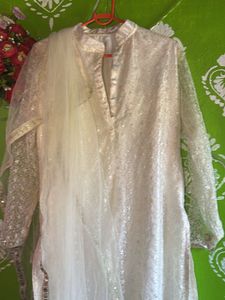 White Sequin Suit