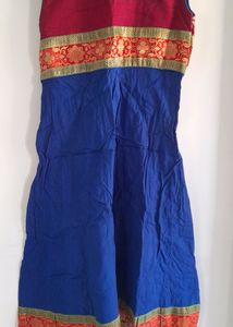 Blue Anarkali Kurti