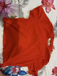 Coral Backless Top