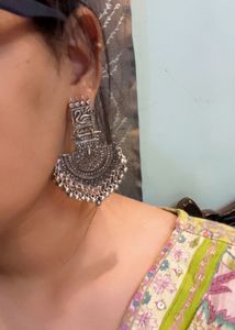 Set Of 3 Oxidised Earings