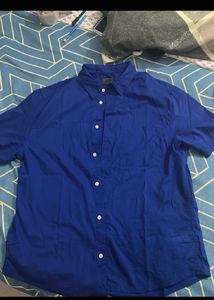 h&amp;m cobalt blue shirt (unisex)