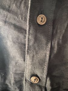 Mens Organic Cotton Black Shirt