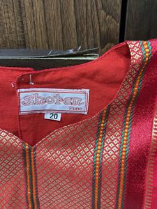 Adorable Red Ethnic Dress