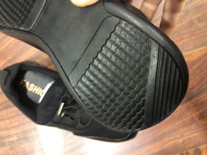 Stylish Black Sneakers For Kids Size UK 7