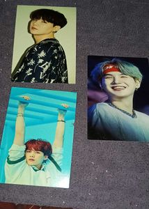 BTS PHOTO CARDS (V, JIMIN, SUGA, JIN, Rm)