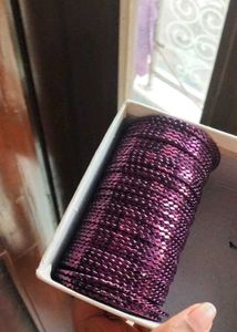 Metallic Purple Bangles Set