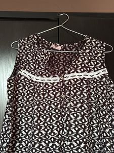 Patterned Sleeveless Dress