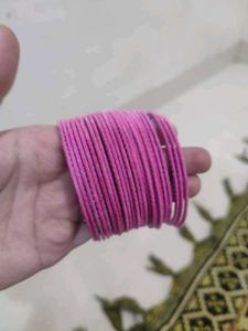 Pink Bangle Set