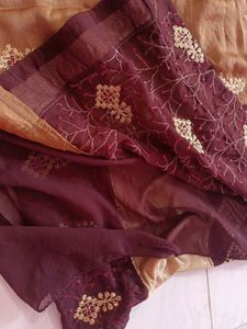 New Saree With Blouse Piece