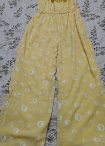 “✨ Yellow Off-Shoulder Summer Jumpsuit | Worn Once