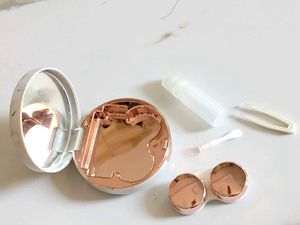 Contact Lens Case Travel portable kit with mirror