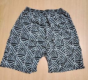 🖤 Men’s Black &amp; White Printed Boxer Shorts – Soft