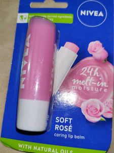 Vaseline Lip Therapy Rosy Lips And Nivea LipBalm