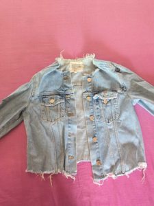 Distressed Denim Jacket