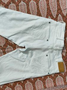White Bell Bottom Jeans