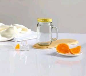 Soogo Mason Jar With Lid And Straw (450 MI) - 2