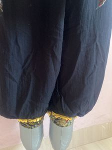 Elegant Floral Afghani Pant Set