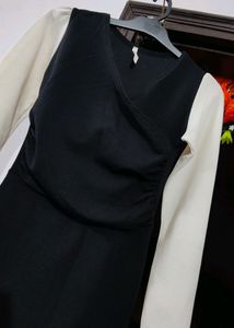 Chic Colorblock Mini Dress