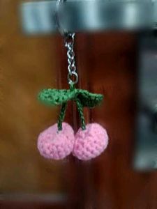 Combo of 2 beautiful woolen keychains