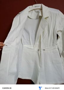 White Formal Divider Dress