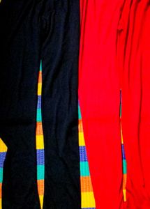 Red &amp; Black Leggings