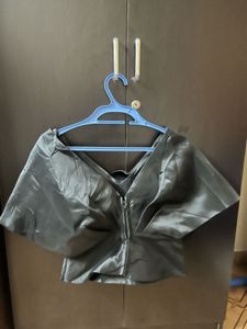 Black Satin Top