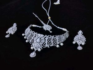 American Diamond Necklace Set