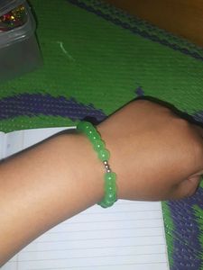 Green Beaded Bracelet