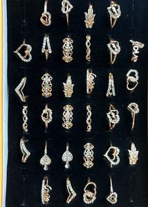 Assorted Gold Tone Rings