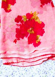 Floral Print Saree