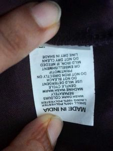 Floral Sleeve Purple Top