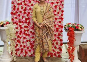 Kurta Trouser And Dupatta Set