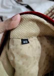 Rust + Khaki Sherwani