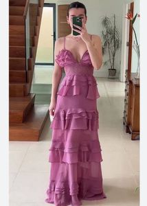 Romantic Ruffled Maxi Dress