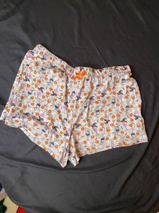 Halloween Print Lounge Shorts