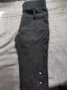 Black White Pant