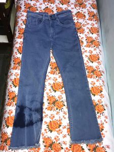 Distressed Flare Jeans