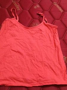 Pink Crop Top Spaghetti Strap