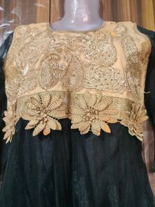 Elegant Black Ethnic Gown