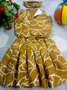 "Brand New Baby Girl Skirt Top Set – Soft, Stylish