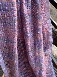 Cozy Woolen Shawl - Mauve Colour
