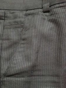 Black Cotton Trouser