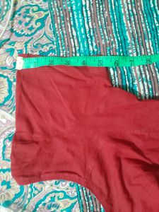 Maroon Choli cut Blouse