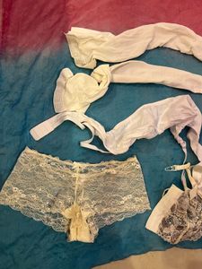 Garter Belt Stockings Bra Panty